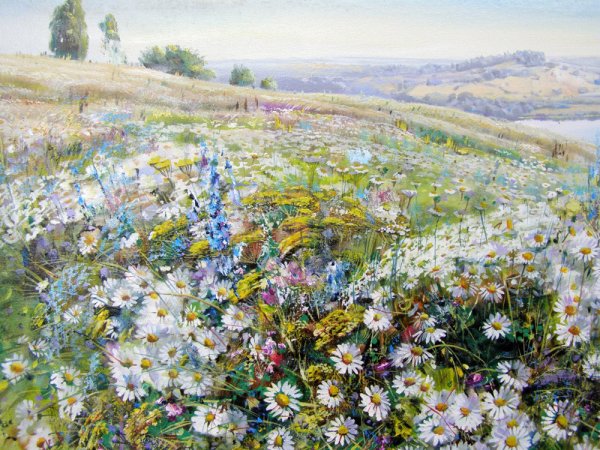 Александр Сердюков художник цветы