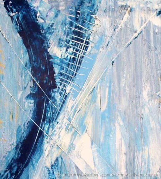 Абстрактная живопись зима