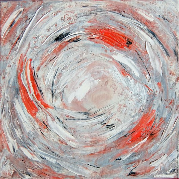 Абстрактная живопись зима