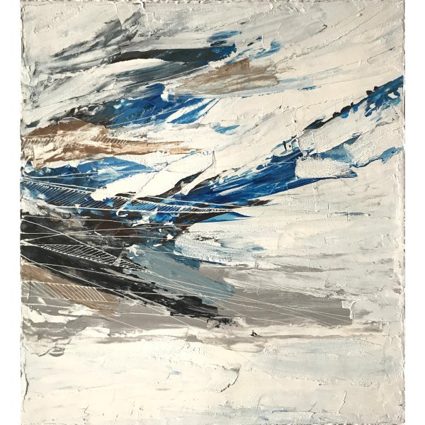 Абстракция маслом на холсте