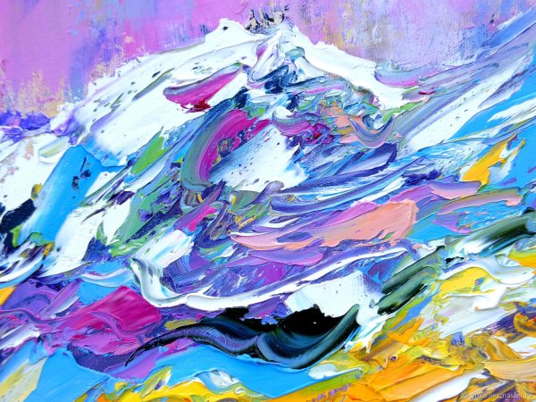 Абстрактные картины зима