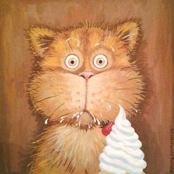 Картины с веселыми котами