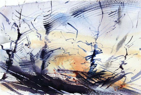 Карен Маргулис пастель зима