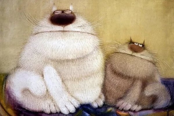 Коты художника Валерия Хлебникова