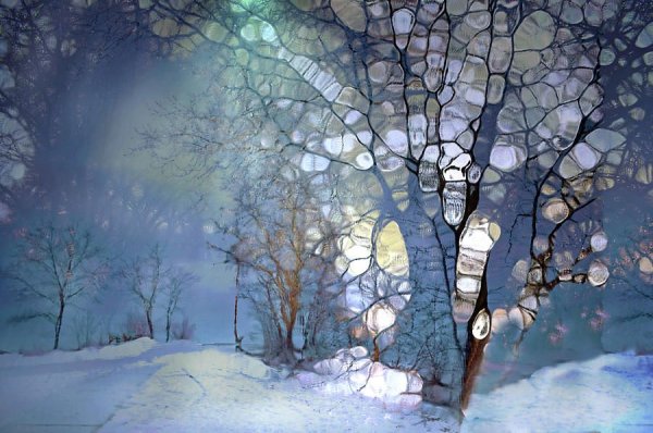 Глеб Голубецкий художник картины зима