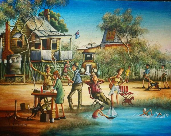 Современная австралийская живопись