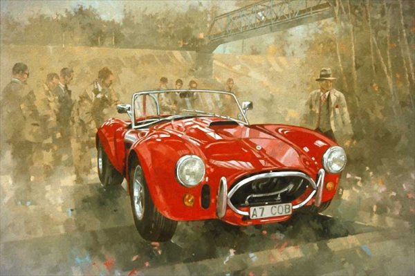 Питер Миллер художник автомобили