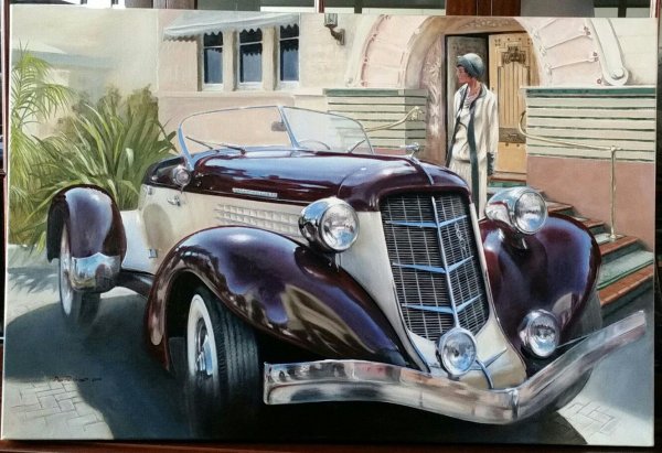 Питер Миллер художник автомобили