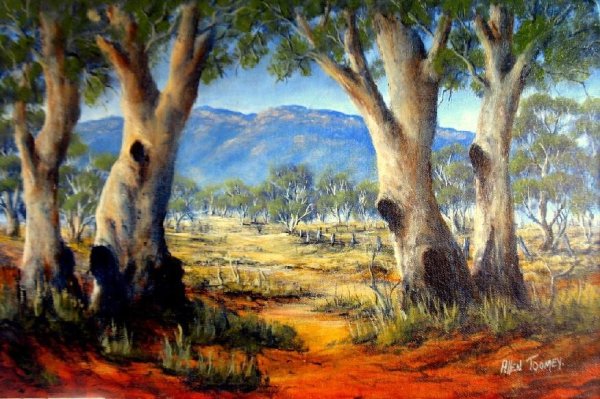 Австралийский пейзаж живопись