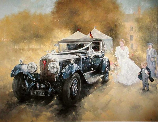 Живопись старинных автомобилей