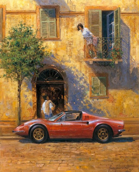 Живопись автомобили