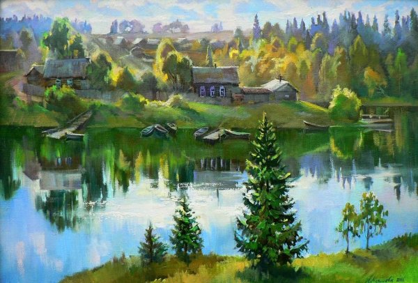 Французский художник Henri biva