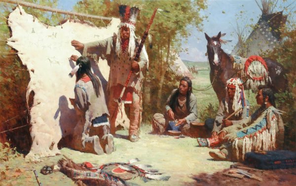 Быт индейцев Северной Америки