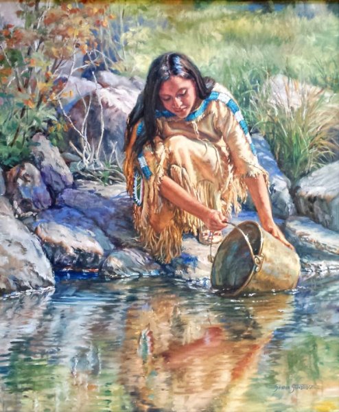 Индейцы живопись