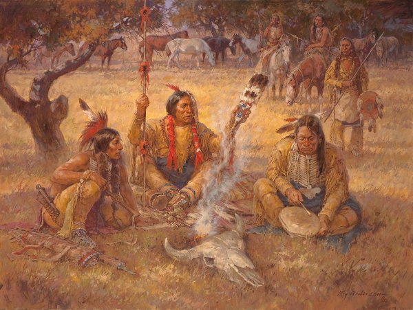 Индейцы живопись