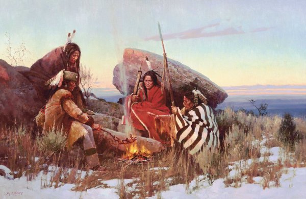 Индеец охотник