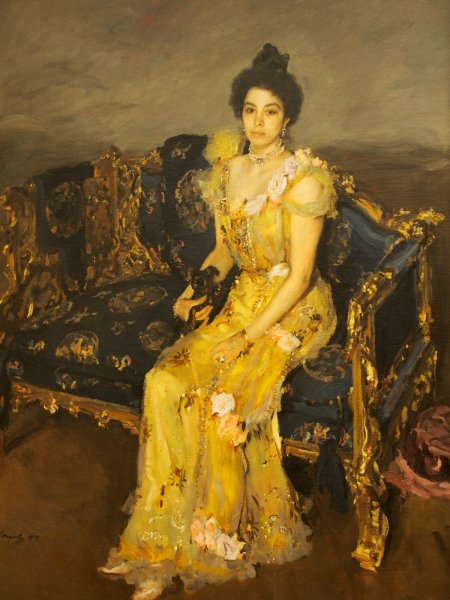 Серов. Портрет с. м. Боткиной, Серов, 1899