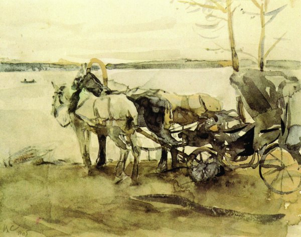 Валентин Александрович Серов акварель