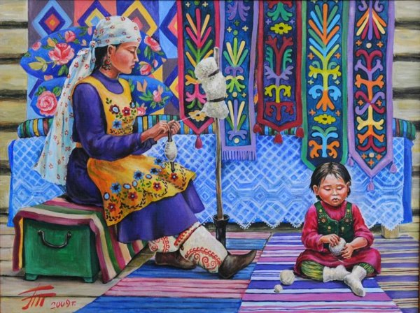 Башкирская живопись Танзиля Гайфуллина