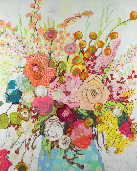 Декоративная живопись букет