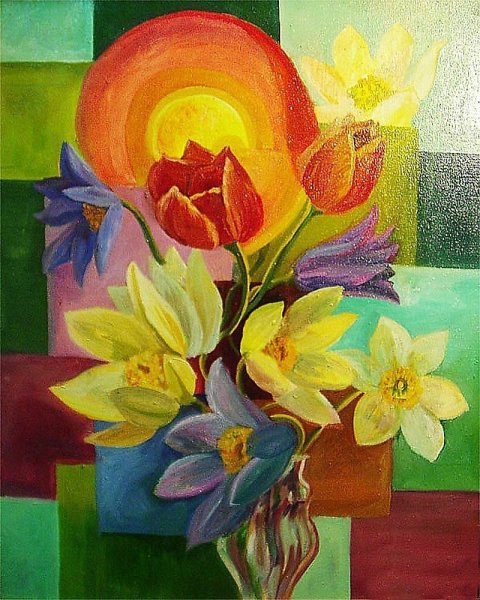 Декоративка живопись цвет