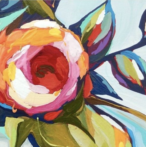 Цветы в стиле абстракционизм