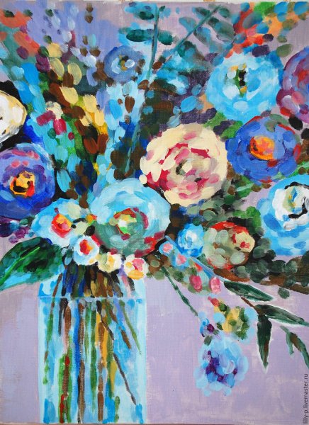 Декоративная живопись букет