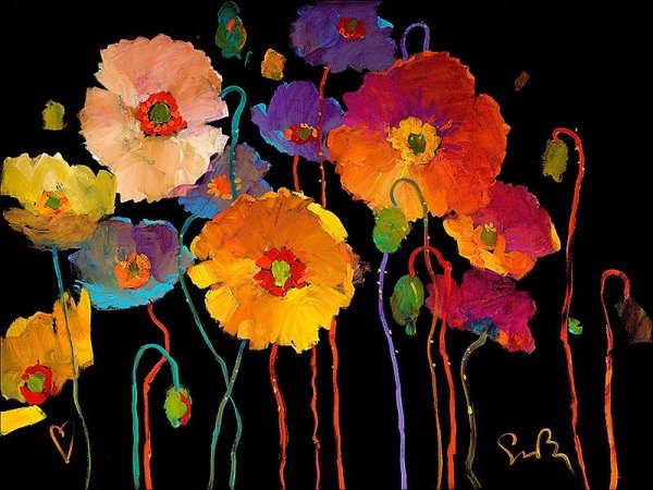 Цветы современное искусство