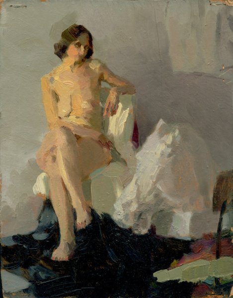 Живопись Академия художеств Репина фигура