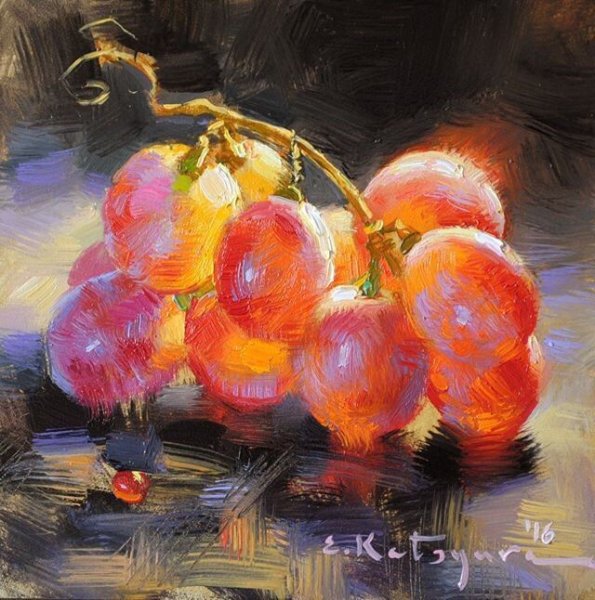 Живопись Elena Katsyura виноград