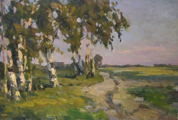 Этюд пейзаж Владимира