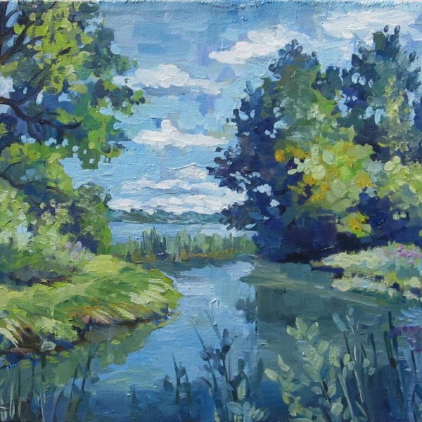 Пленерные этюды живопись масло