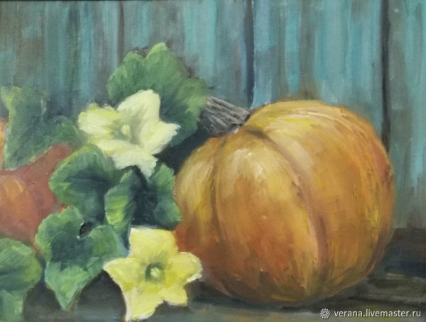 Тыква живопись масло
