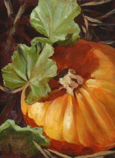 Тыква пастелью