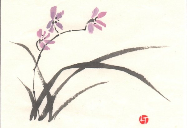 Гохуа орхидеи