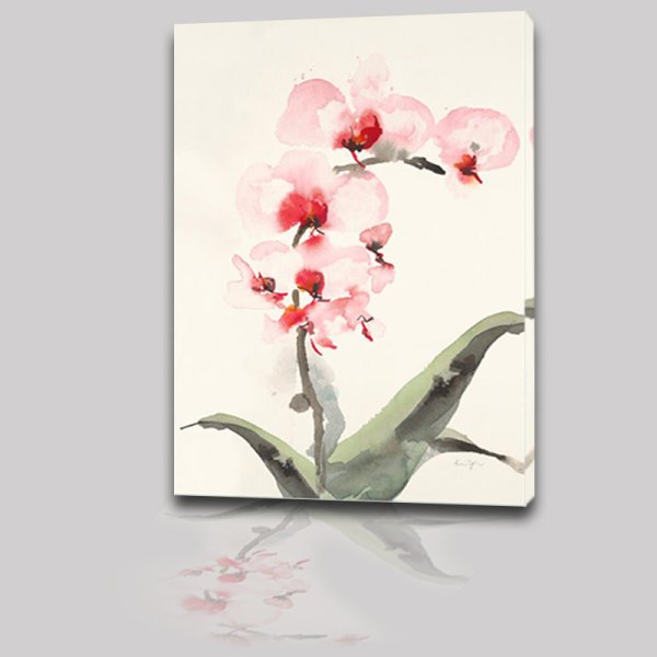 Китайская акварель Орхидея