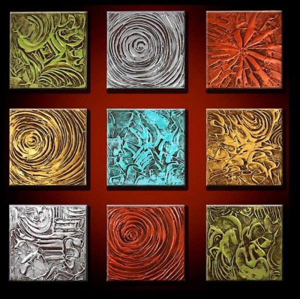 Фактурное декоративное панно