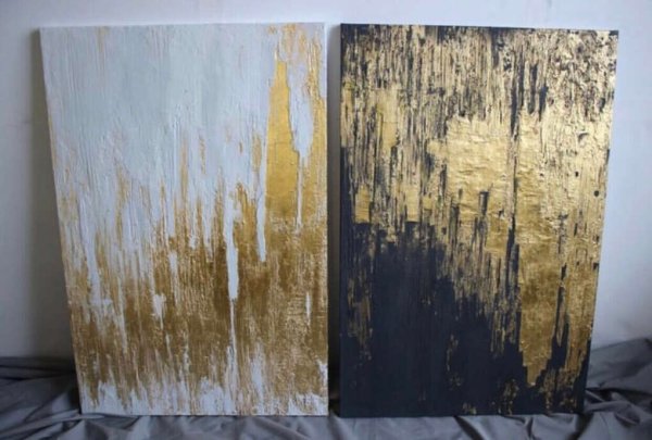 Декоративное панно с поталью