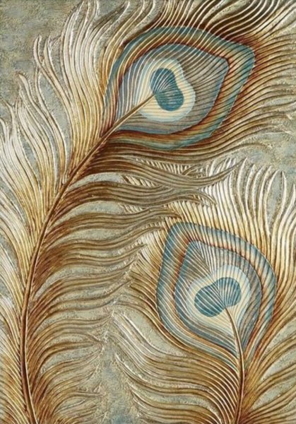 Интерьерные картины текстурной пастой