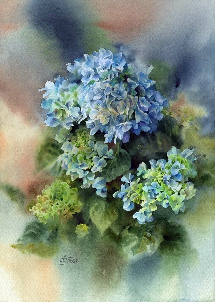 Акварели Анастасии Бесединой картины