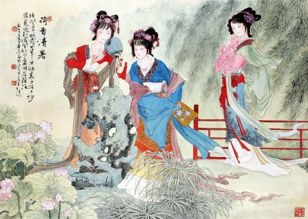 Жень у Хуа китайская живопись