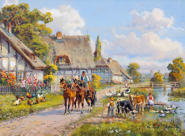 Картины Хуберта Каплан