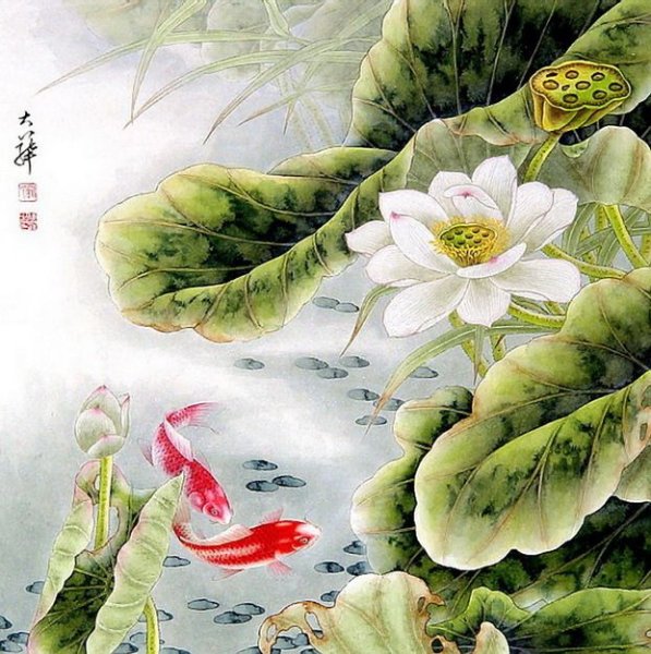 Китайский художник Лу Дахуа