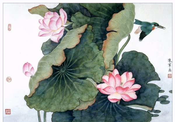 Растения в живописи Китая