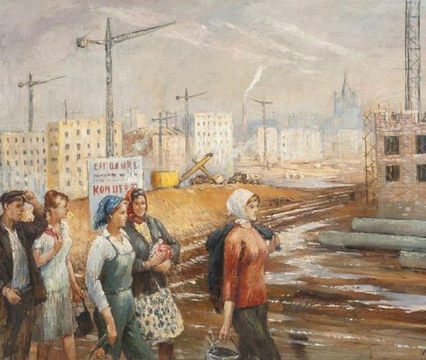 Живопись Хрущев на Алтае