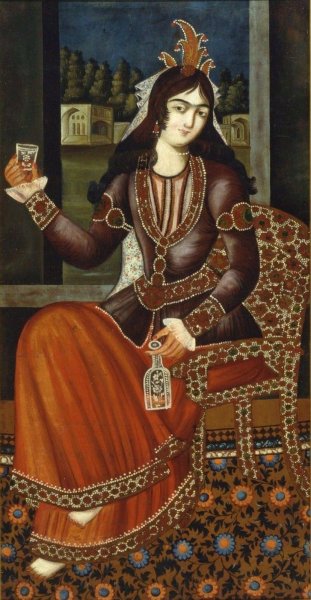 Иранская Каджарская живопись