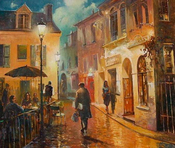 Улочки Германии живопись