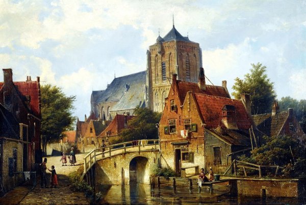 Виллем Куккук городские пейзажи