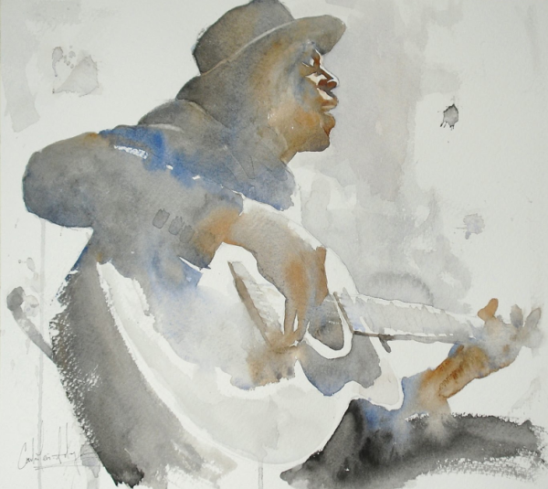 Этюд фигуры человека маслом Академическая живопись