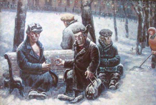 Антисоветская живопись Василия Колотева